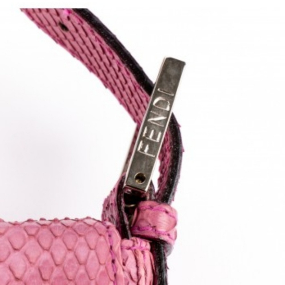 FENDI Python Pink Handbag-Auth - Picture 5 of 8